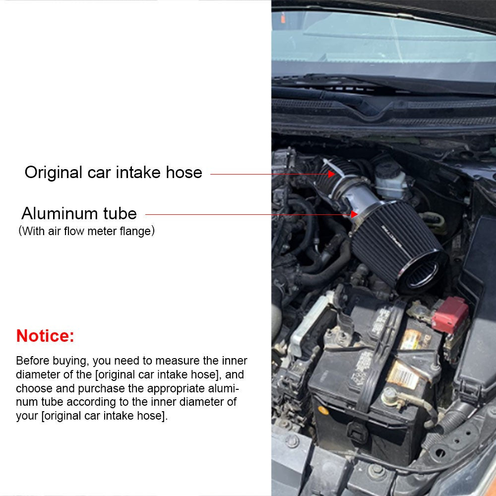 3" 76MM Aluminum Air Flow Sensor Mount Adapter For Nissan Honda Civic Ford MAF