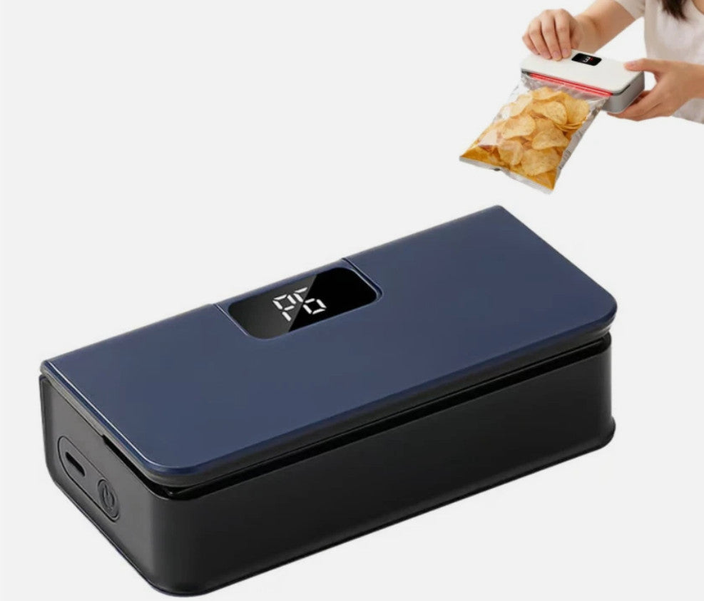 USB-C Rechargeable Mini Bag Sealer,One-Touch,Adjustable & Portable Freshness