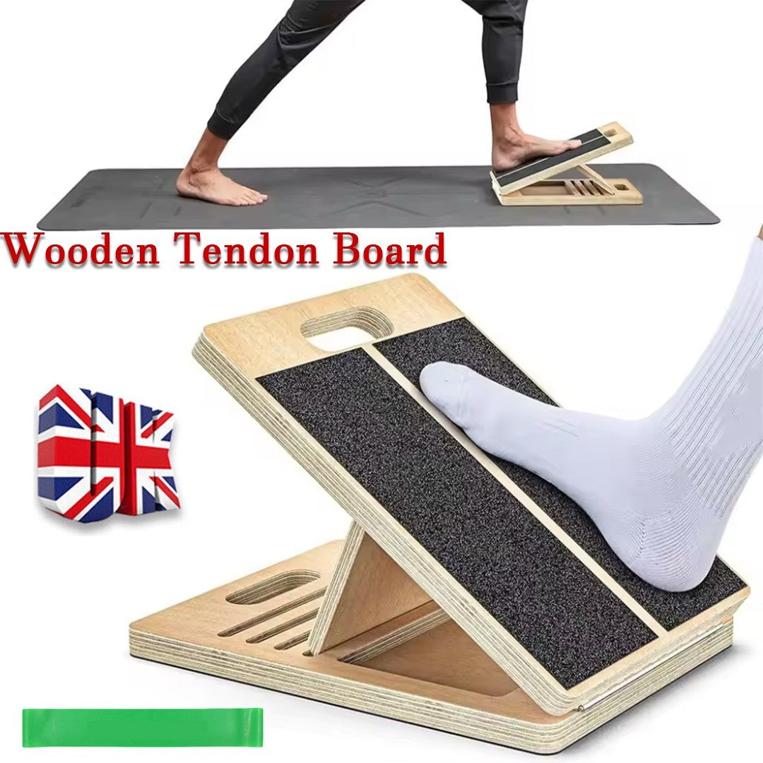Professional 5 Level Calf Stretcher Incline Board Ankle Wooden Slant Board