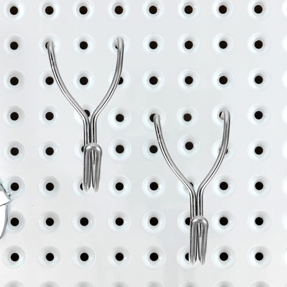40 Pcs Metal Pegboard Hooks Heavy Duty Small Hooks for Tool Hanging