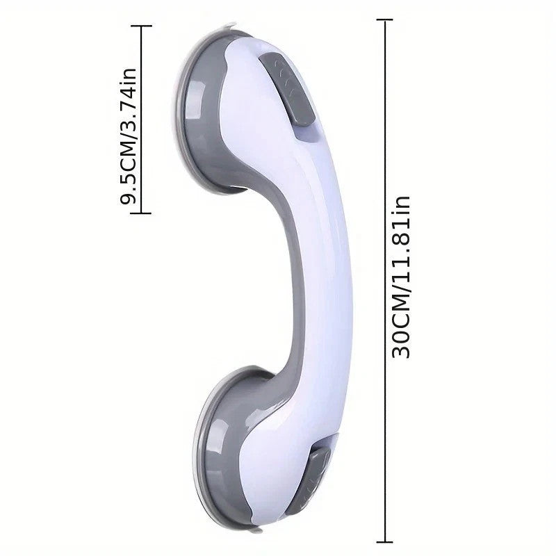 2 Pack Bathroom Suction Grab Rail Bar Handle Disability Shower Safety Support