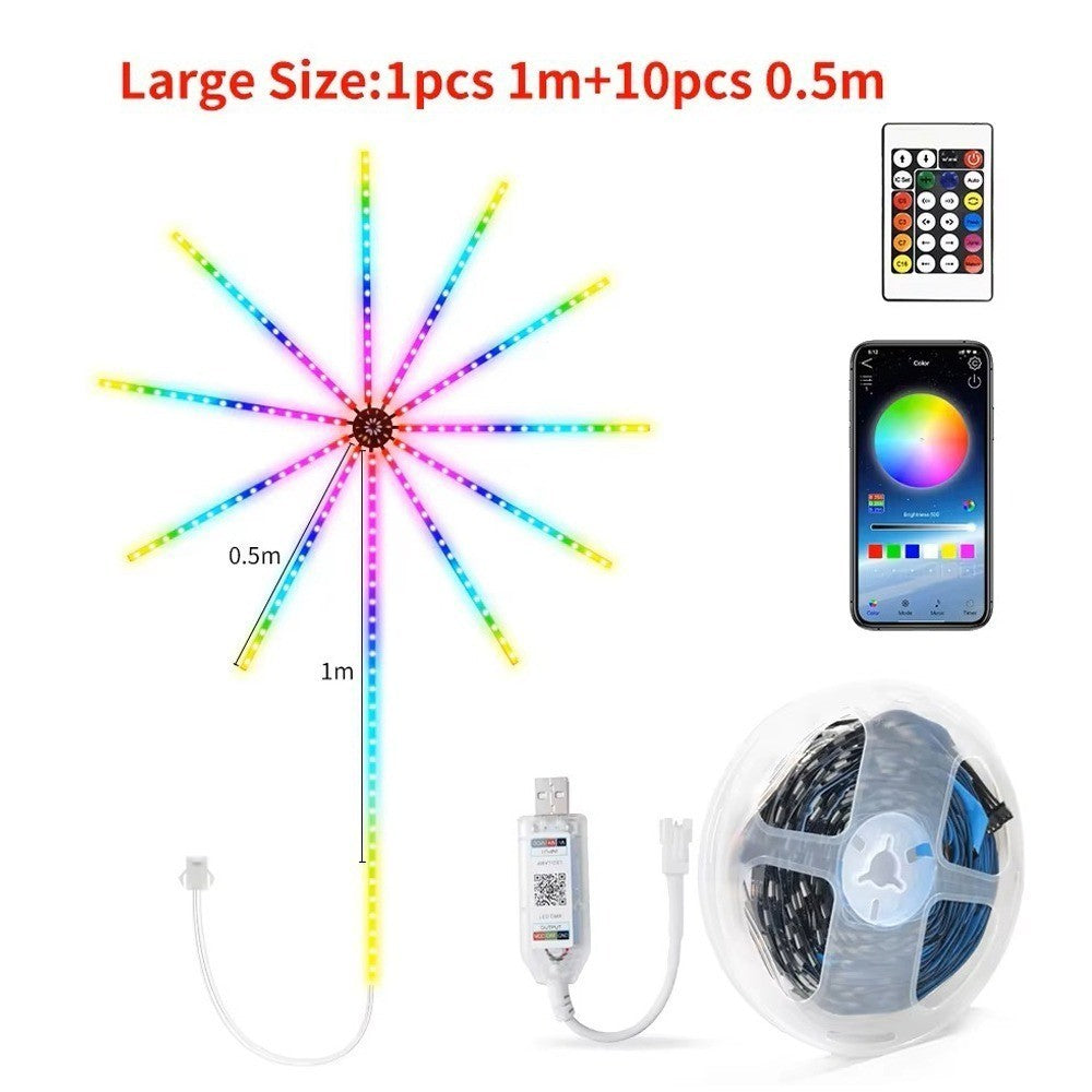 Color Changing Firework LED Strip Light Firework Light  Wedding