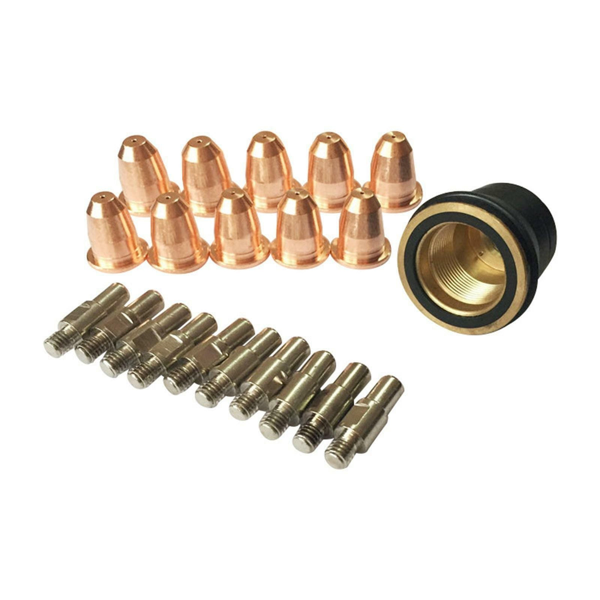 22 Pieces Plasma Cutter Torch S45 Accessories, PT40 PTM-60 Welding Kit 0.8mm