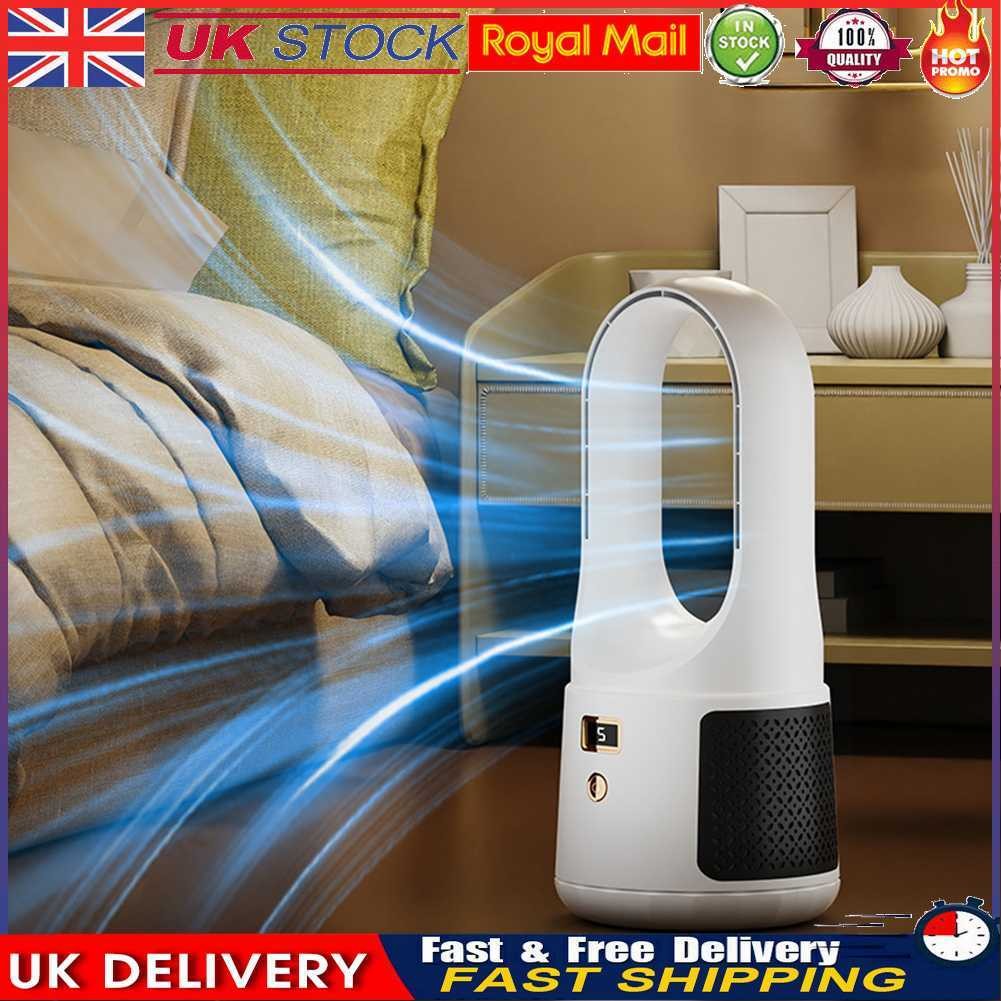 Bladeless Cooling Fan 6-speed Adjustable USB Desktop Fan for Home Office School