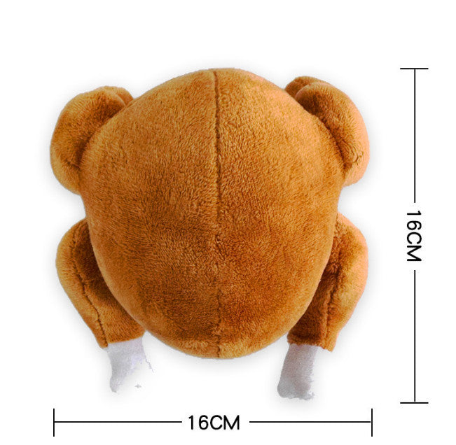 Dog Toys Interactive Puppy Chew Toy Snuffle Hide & Seek Plush Roasted Chicken