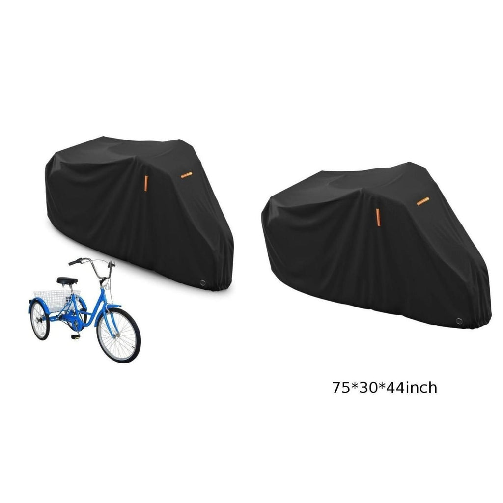 Heavy Duty Waterproof Tricycle Cover 210D Oxford Cloth Reflective Strips