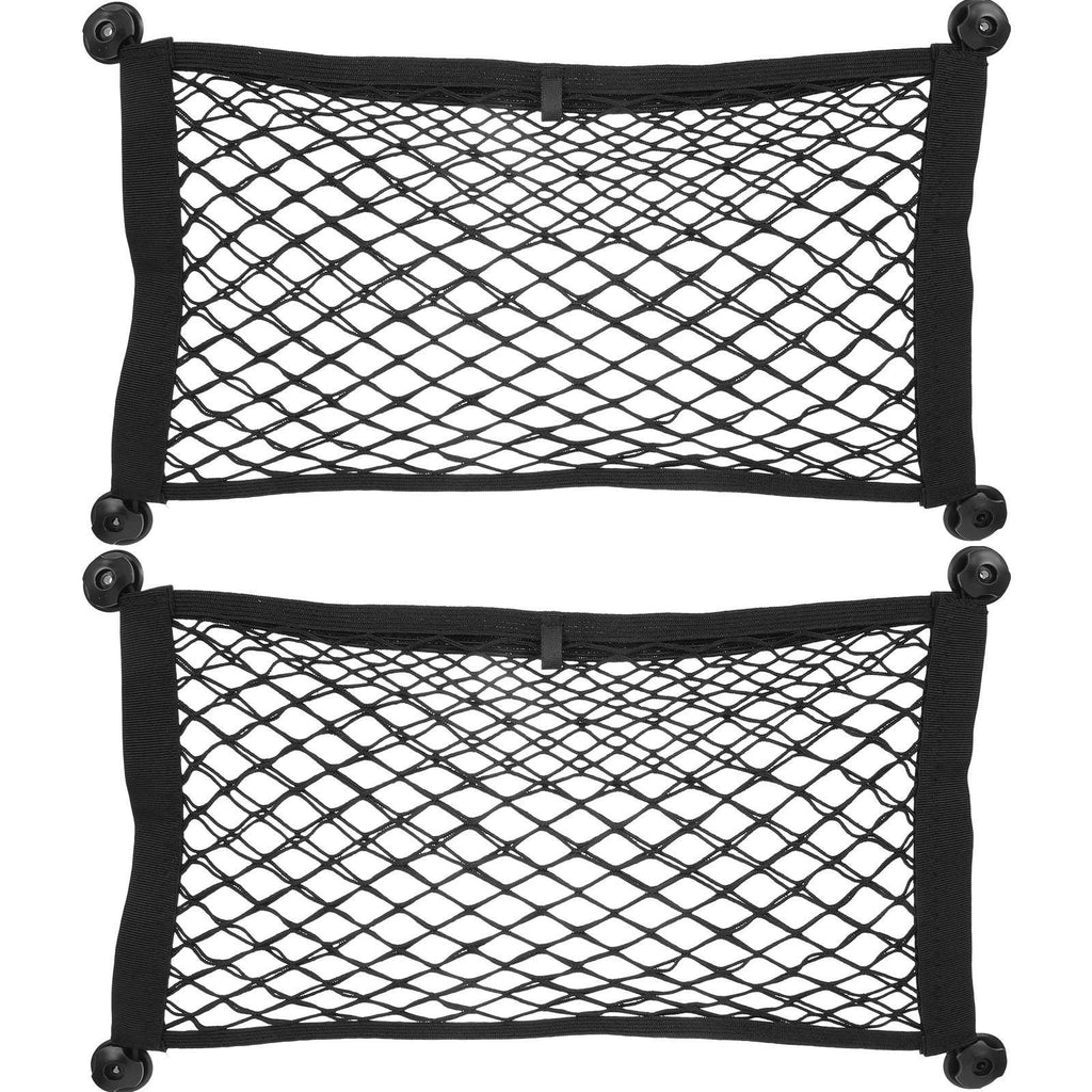 2Pcs Multifunctional Mesh Cargo Net Multi-pocket Organizer Small