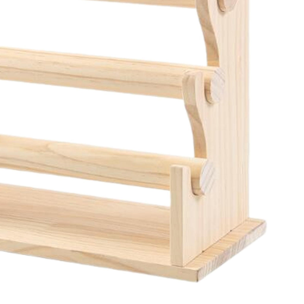 Wooden Jewelry Display Stand Hair Tie Bangle Bracelet Storage Organizer Holder