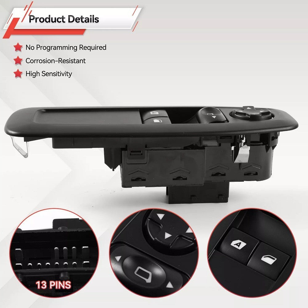 Electric Assembly Power Window Switch 96751127ZD LHD for Peugeot 208 2008 5008