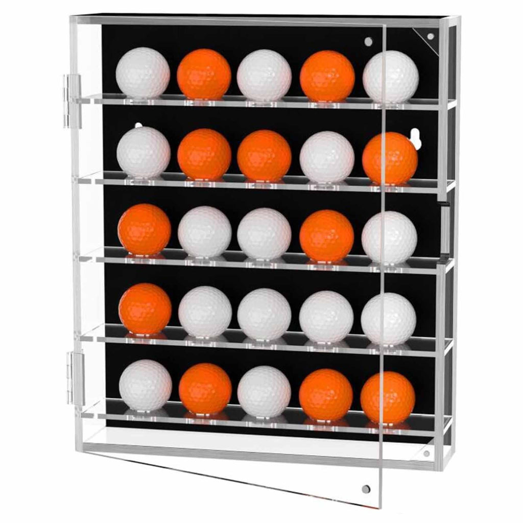 Golf Ball Display Case Golf Ball Holder Gift Cabinet Rack for Sports Balls~~~