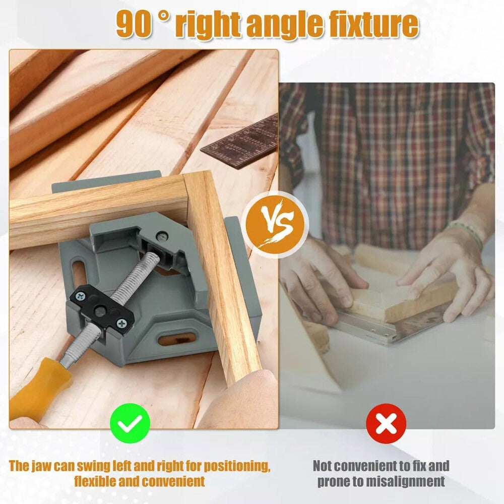 2X Corner Clamp 90 Degree Right Angle Clamps for Crafting Project Wood Tools UK