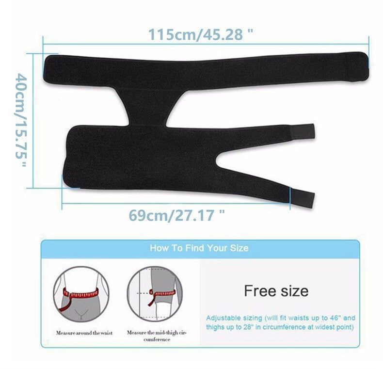 Adjustable Belt Hip Sciatica Nerve Pain Relief Groin Wrap Brace Rib Support