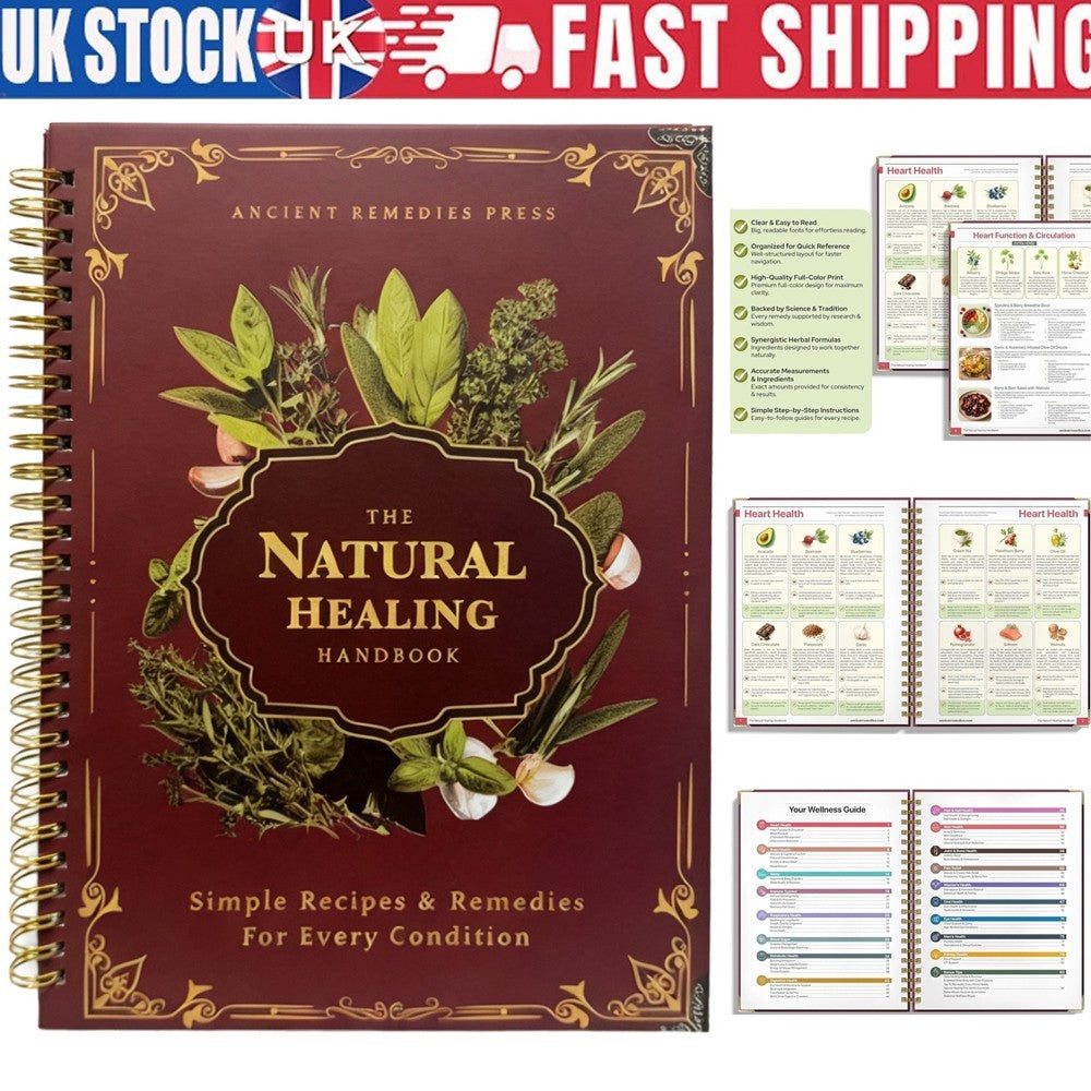 The Natural Handbook Bound For Herbal Remedies And Natural Recipes By Ancient