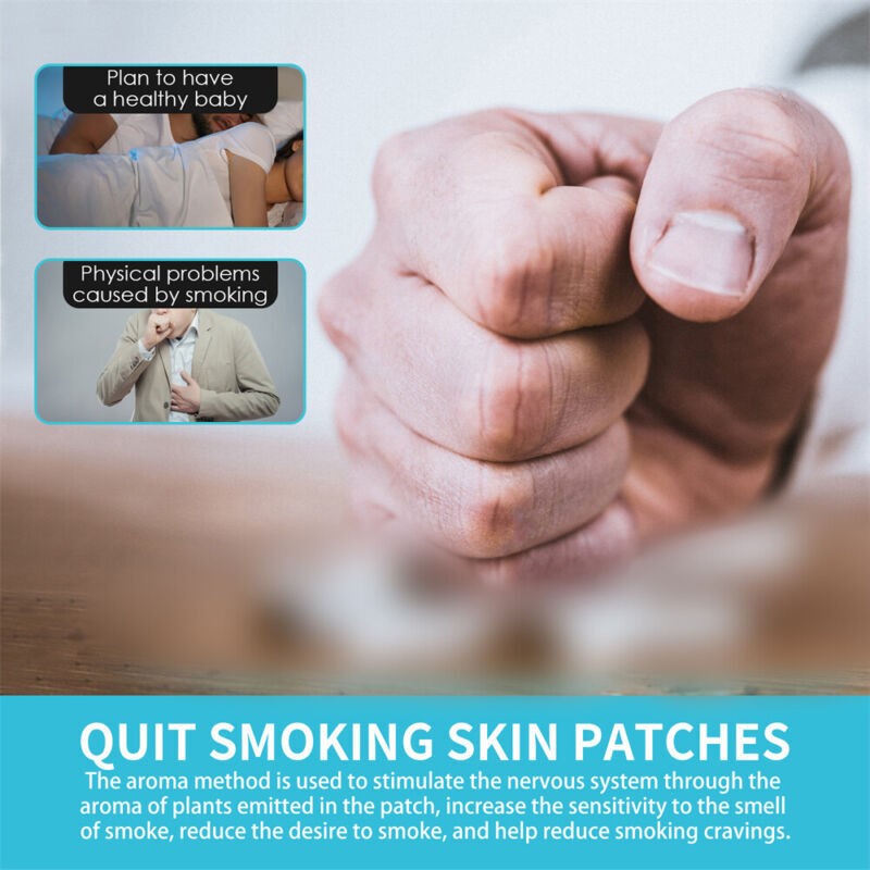 30X Nicotine Patches Stop Smoking Aid Steps 1 Through 3 to Quit Smoking Patches+