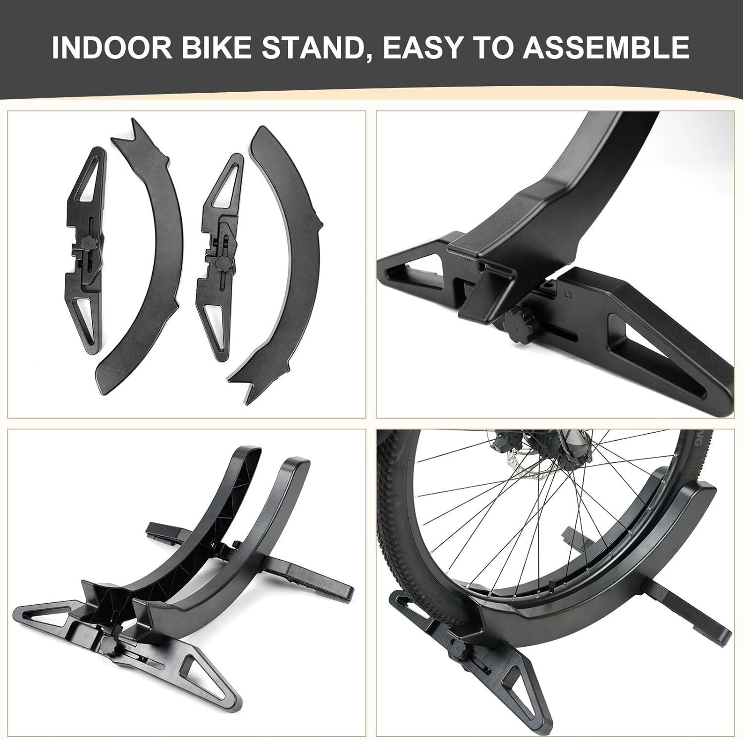 Universal Bike Parking Rack - MTB Road Indoor Floor Stand 30-80mm New