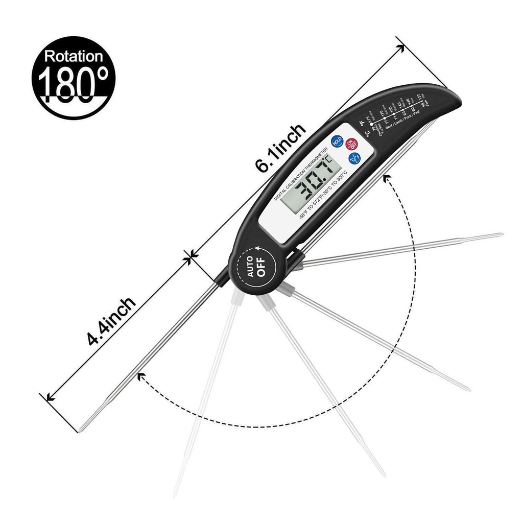 Digital Food Meat Thermometer Probe Cooking Kitchen Temperature Milk BBQ Turkey