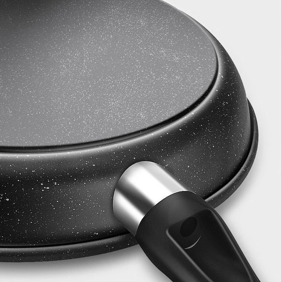 Non Stick Induction Frying Pan Ceramic Granite Marble Coated Pan Gas Electric UK