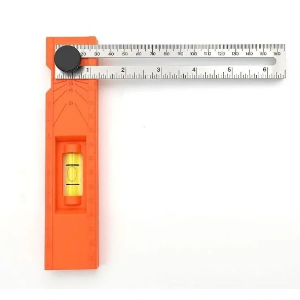 Multi-role Foldable Marking Ruler Adjustable Positioning Ruler  Measuring Tool