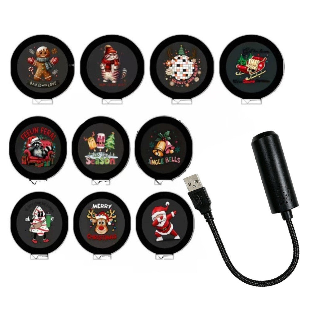 Plug and Play HD Star Projector Halloween Christmas, Projector Halloween XMAS