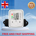 Automatic Digital Blood Pressure Monitor Upper Arm LCD BP Machine Heart Rate uk