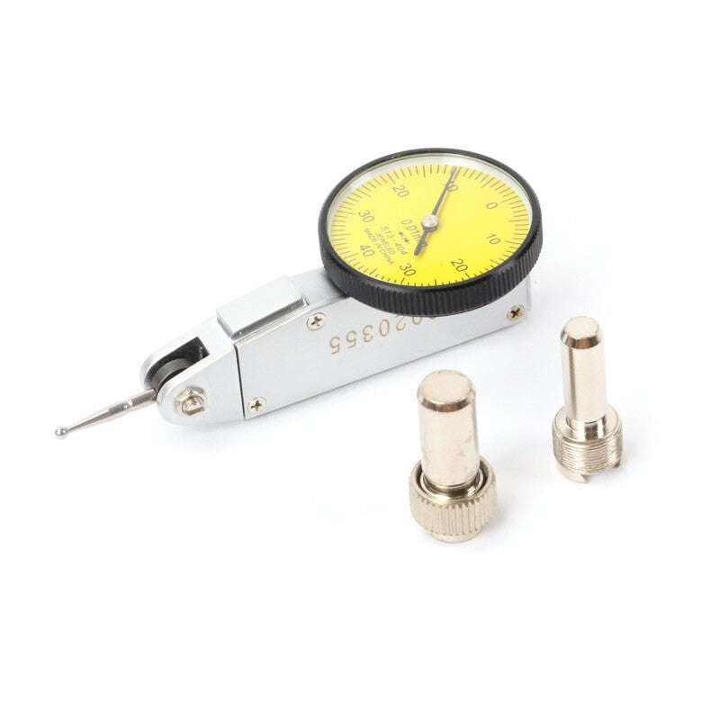 0-0.8mm Lever Dial Test Indicator 0.01mm Precision Dovetail Rails Dial Gauge DTI