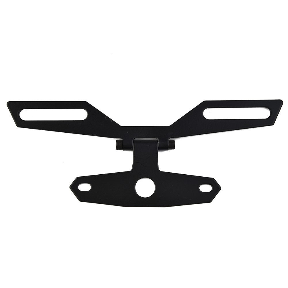 Motorbike Folding License Plate Tail Light  License Number Plate Bracket Holder