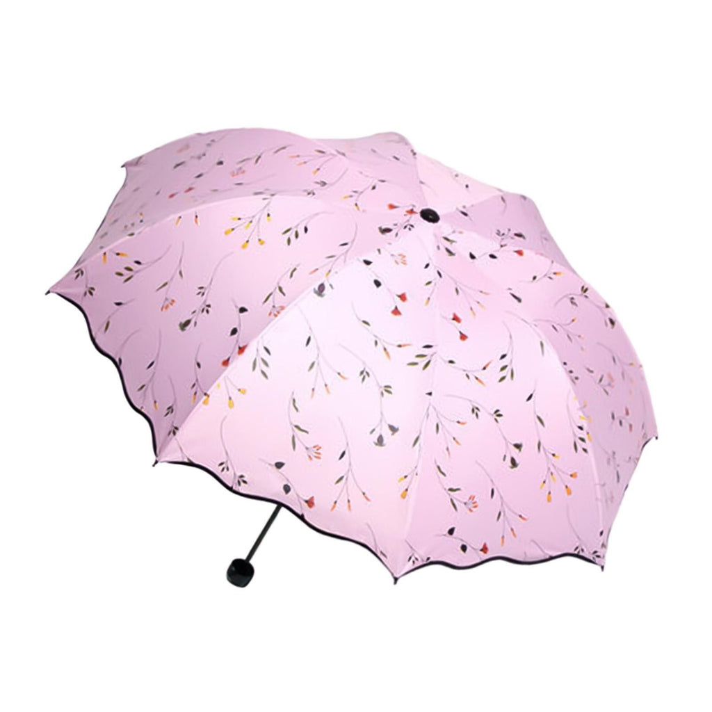 Foldable Umbrella Lightweight Umbrella for Sun Rain for Summer Beach Travel.*