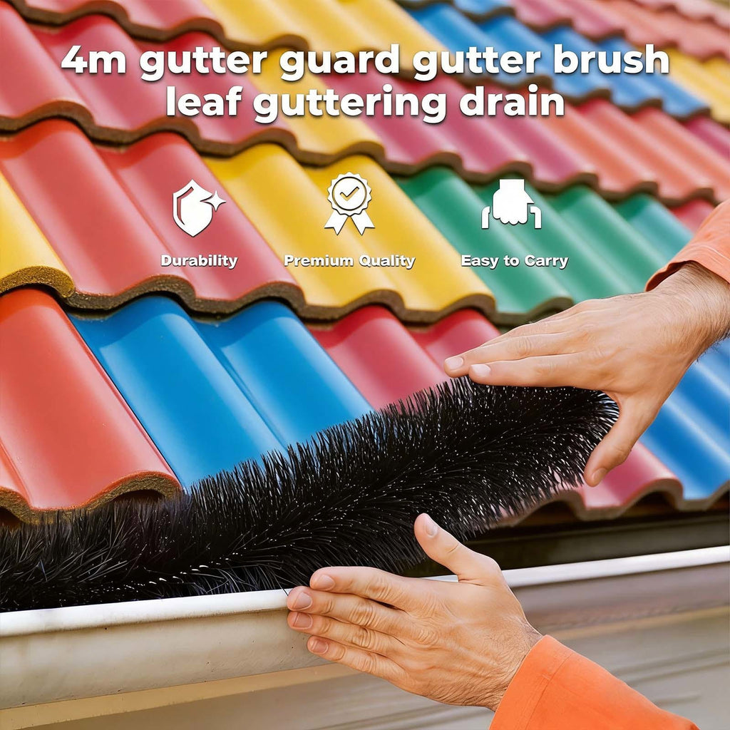 Gutter Brush Leaf Guard Highest Quality Drain Filter Shield protection 4-16M