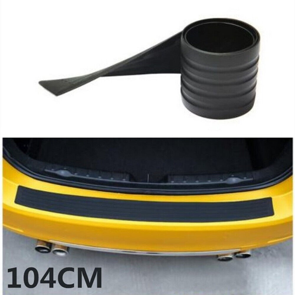 Car Trunk Door Sill Plate Protector Guard Strip Rear Bumper Tape Accessories