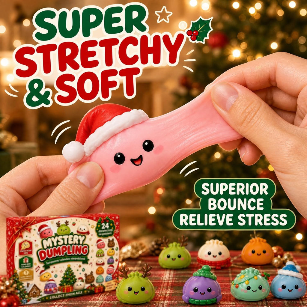 Christmas Advent Calendar 2026 for Adults, 24 Day Dumpling Squishy Countdown