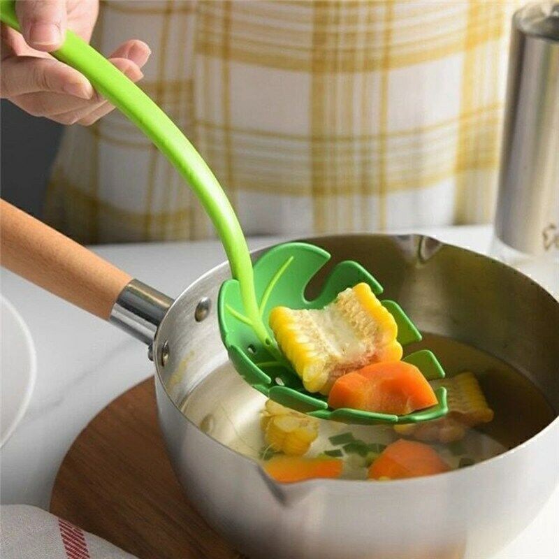 Jungle Spoon Monstera Ladle by BPA-Free Kitchen High Heat