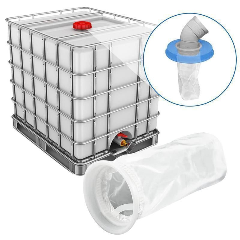 4x IBC Lid Filter Nylon Washable IBC Cover Filter Rain Water Tank Filter Mesh