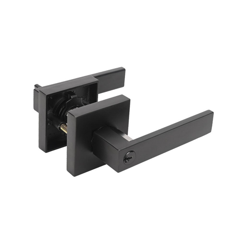 Black Privacy Door Handles, Interior Privacy Door Levers for Bedroom