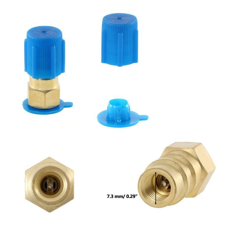 BPV31 Bullet Piercing Tap Valve Kits Home Refrigerator W/ Pressure Gauge Mini