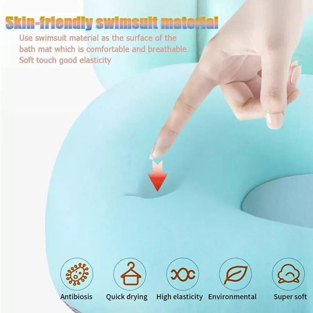 Full Body Bath Pillow Large Spa Cushion Shower Bathtub Tub Elastic Pillow Mat UK
