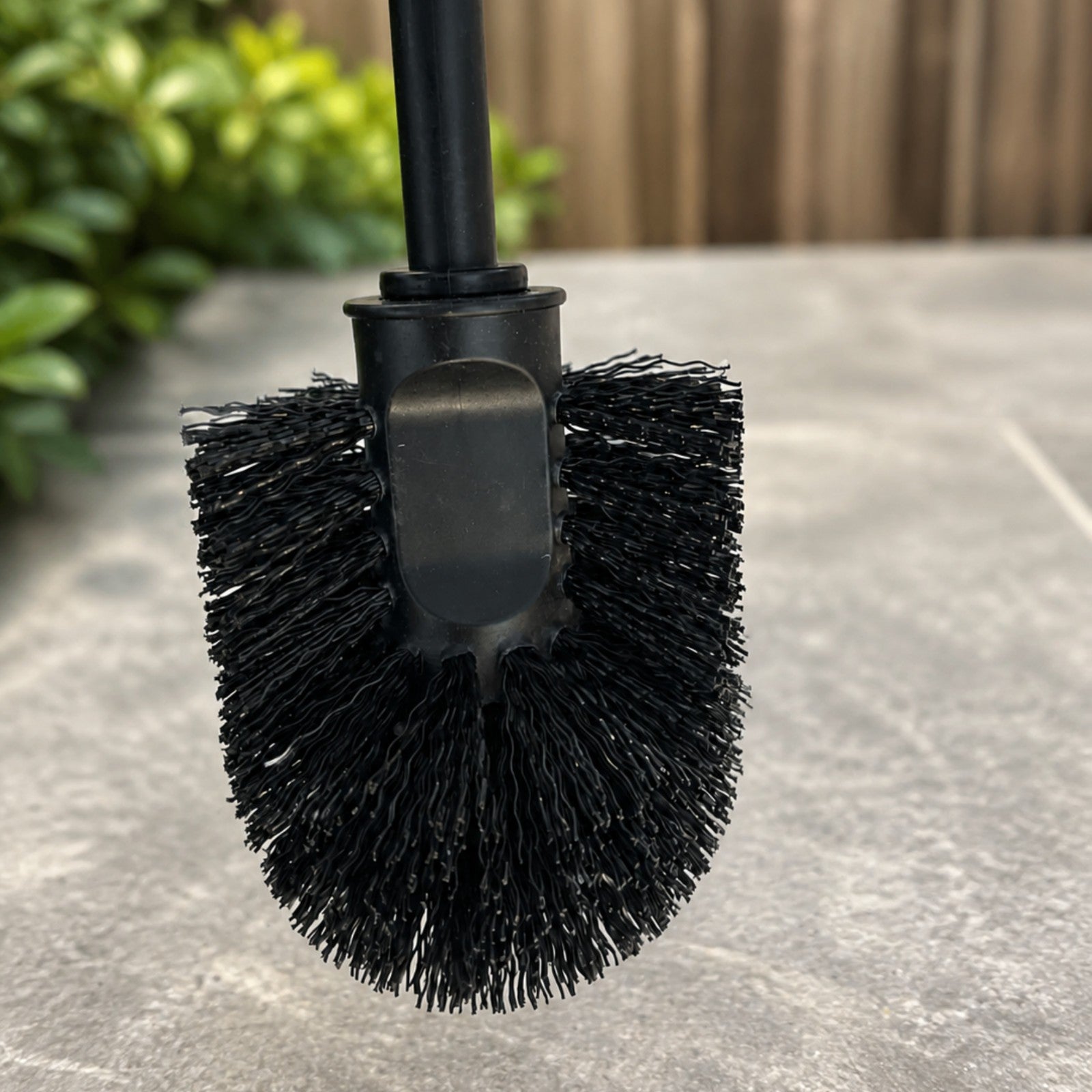 Matte Black Toilet Brush with Holder Bathroom Bowl Cleaning Set Modern Design