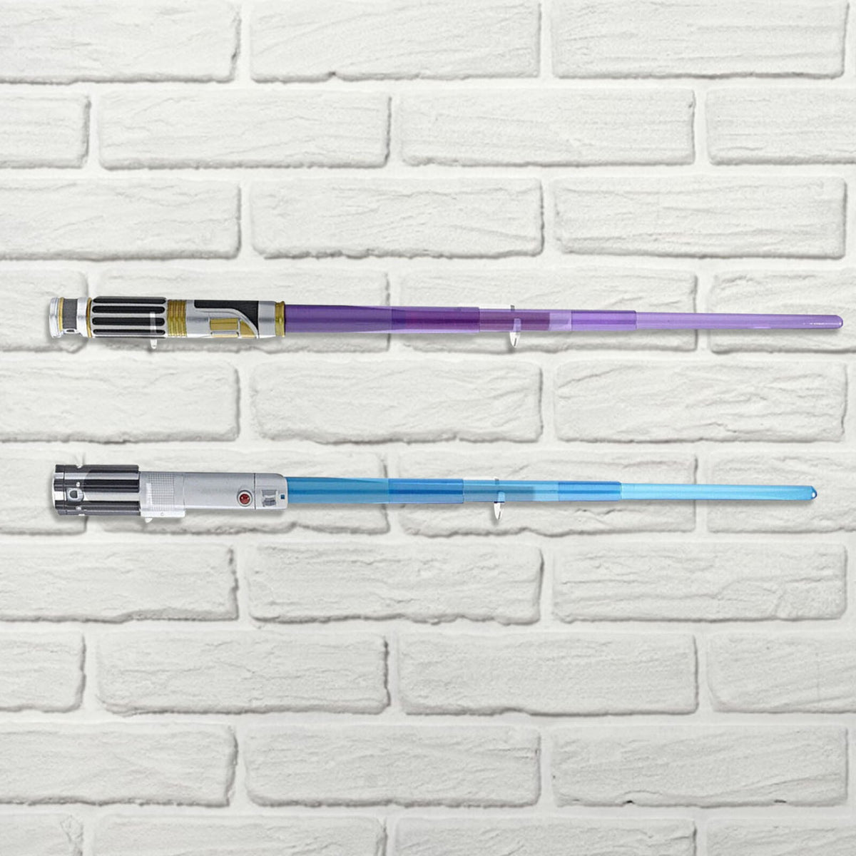 Transparent Acrylic Wall Mount Rack For Lightsaber 2 Pair Display Holder