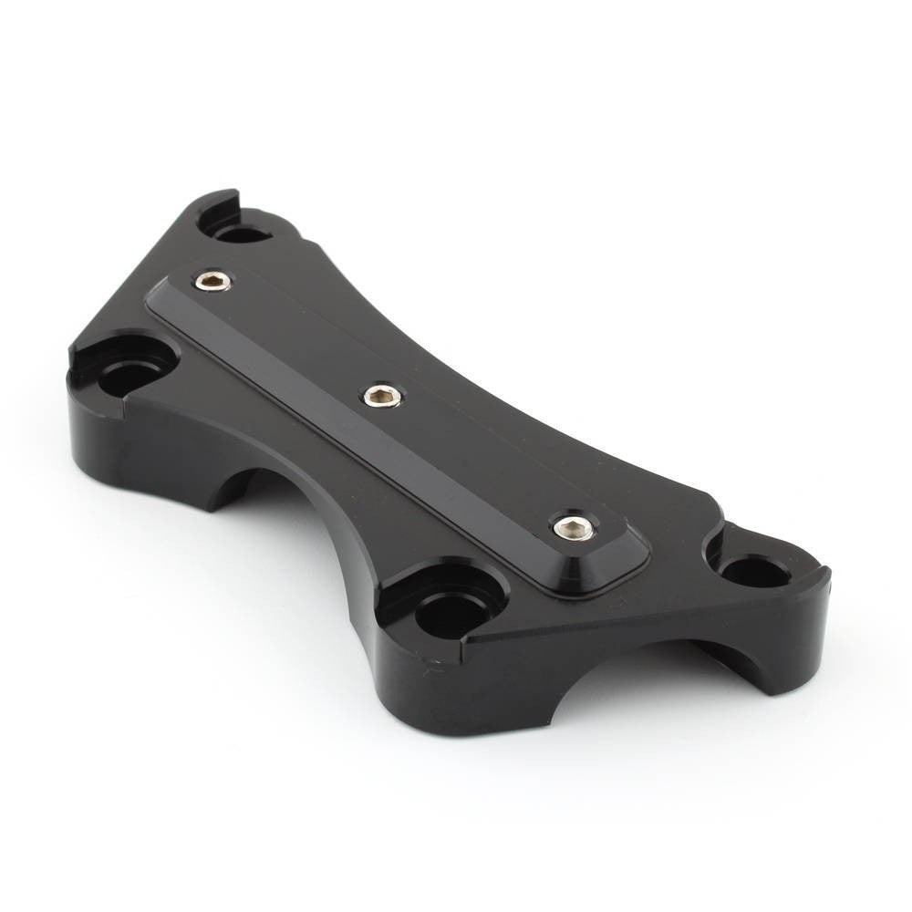 Black Top Handlebar Riser Clamp For Harley  for Touring Street Road King Glide M