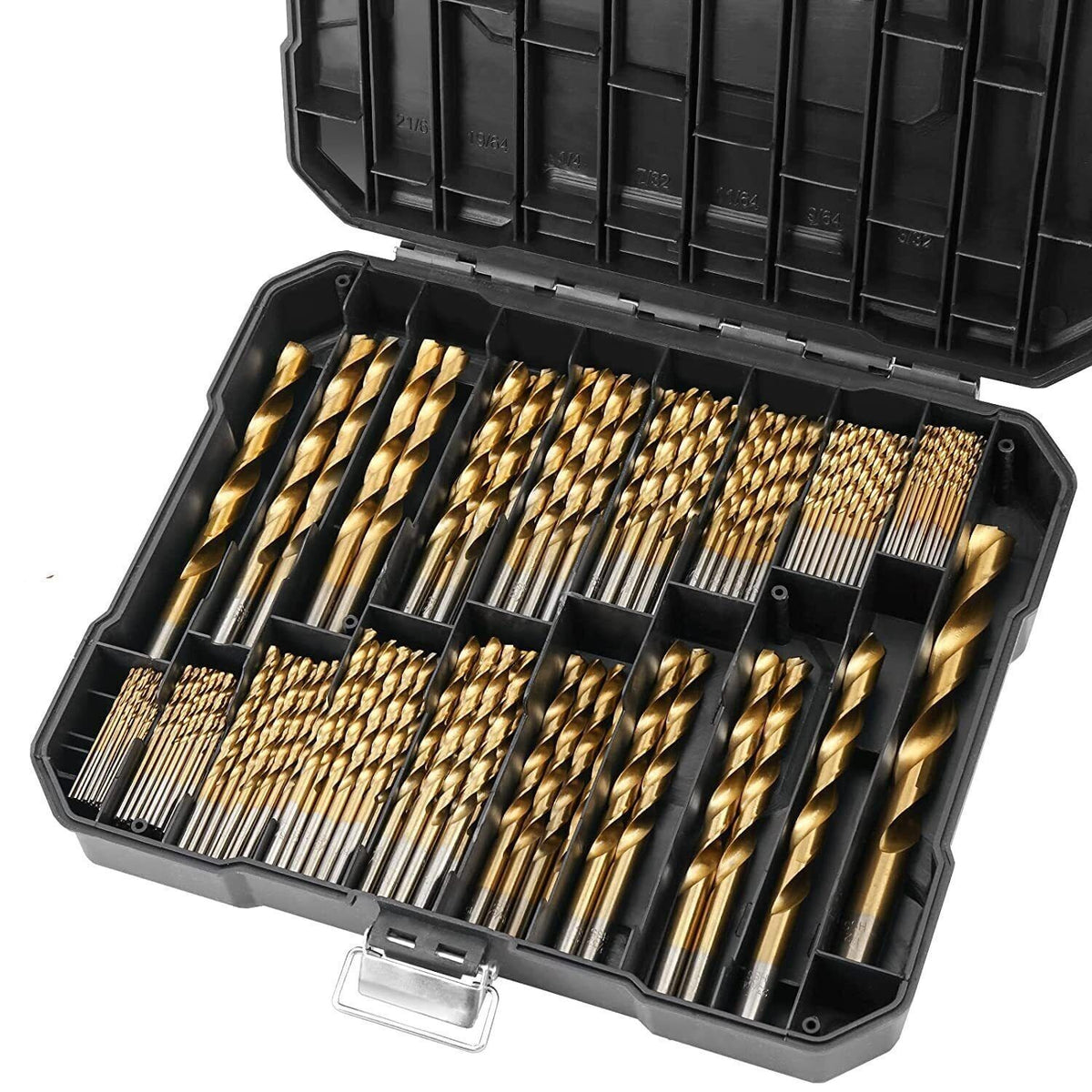 HSS Drill Bit Set cw Metal Case 1mm-10mm Bits Metal Wood Plastic 99PC Kit