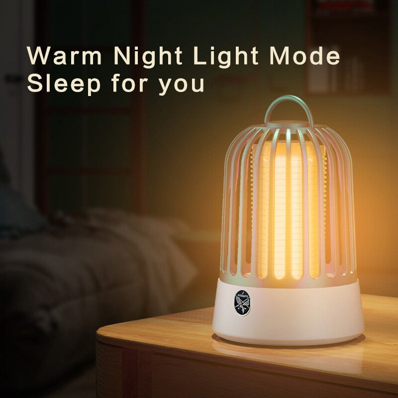 2PCS Rechargeable UV LED Bug Zapper Mosquito Killer Lamp Fly Insect Trap Indoor
