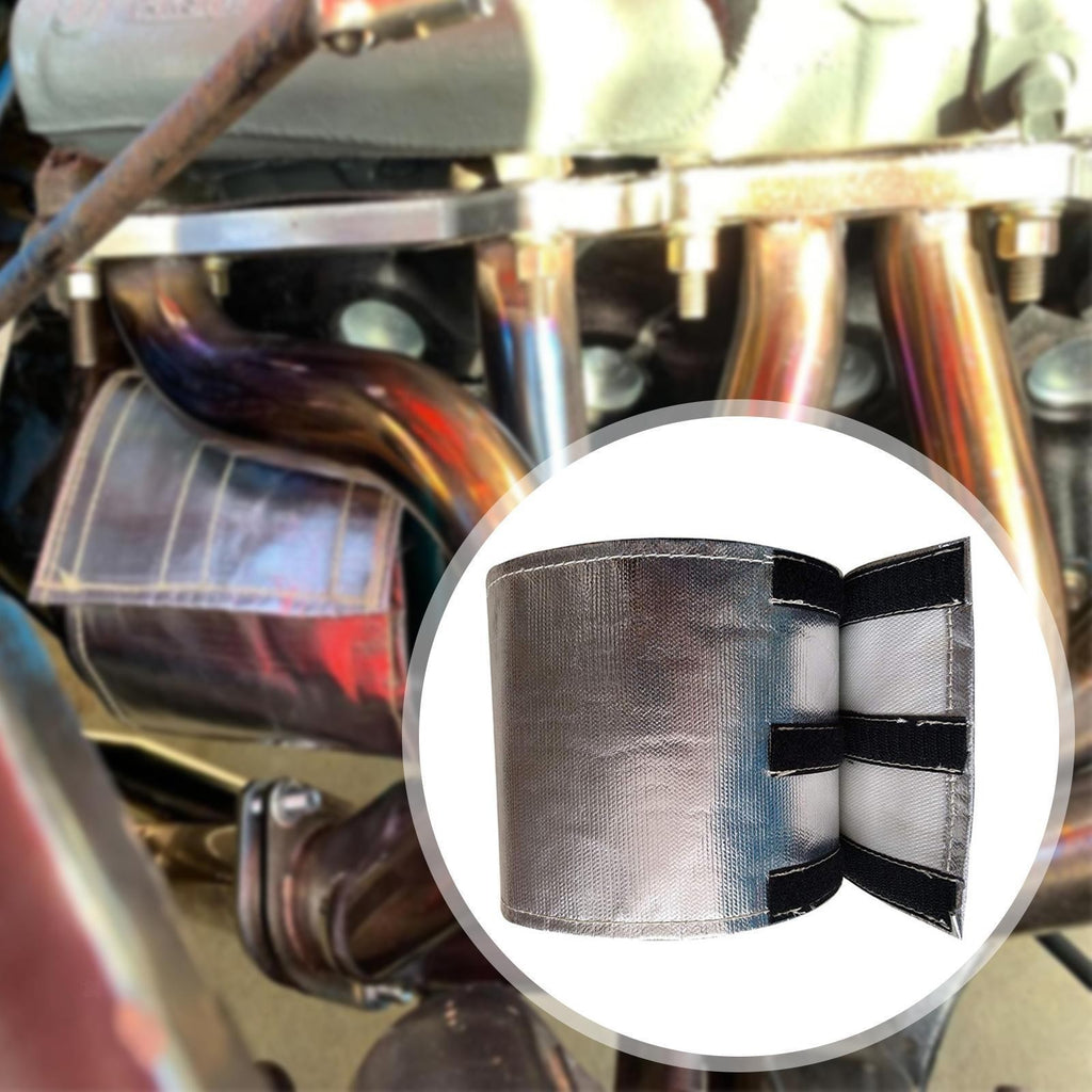 Universal Starter Heat Shield Barrier Aluminum and Fiberglasss Starter Heat