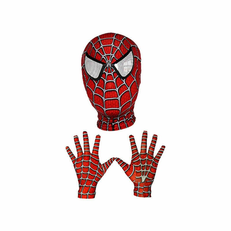 Headgear Gloves For Halloween Superhero Cosplay Carnival Deadpool Costume Mask