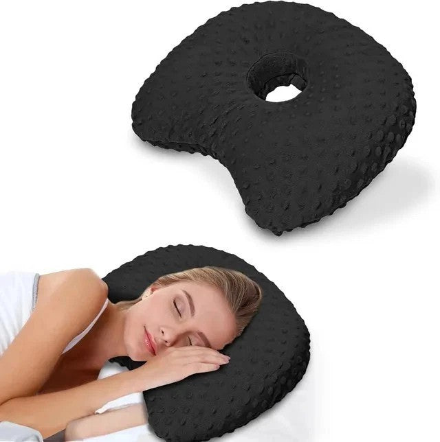 Ear Piercing Pillow for Side Sleepers Donut Pillow for Ear Pain Relief Washable