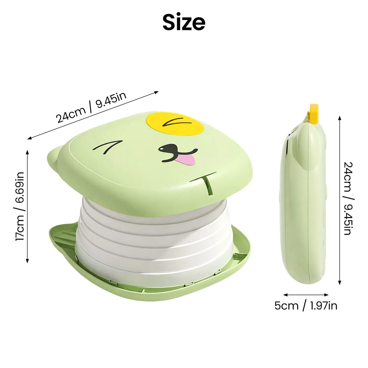 Kids Training Potty Seat Portable Folding Camping Toilet Chair Travel Potty