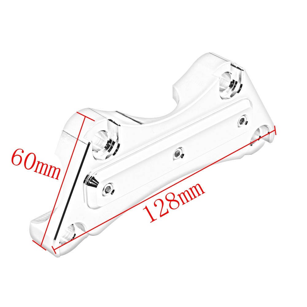 Black Top Handlebar Riser Clamp For Harley  for Touring Street Road King Glide M