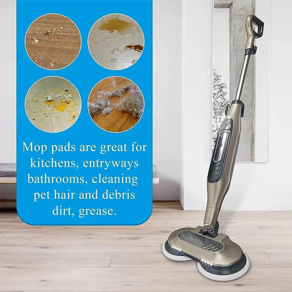 8pcs Replacement Mop Pads For shark steam scrub automatic steam mop s6002uk new