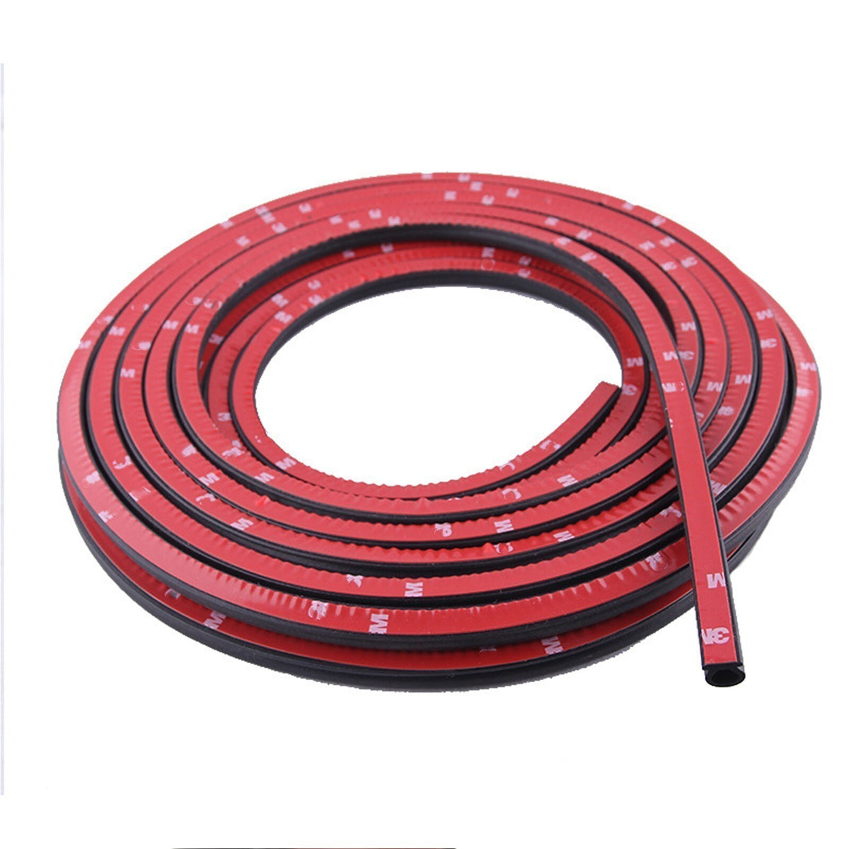 10M D Shape Rubber Car Door Seal Strip Hollow Edge Weatherstrip Universal