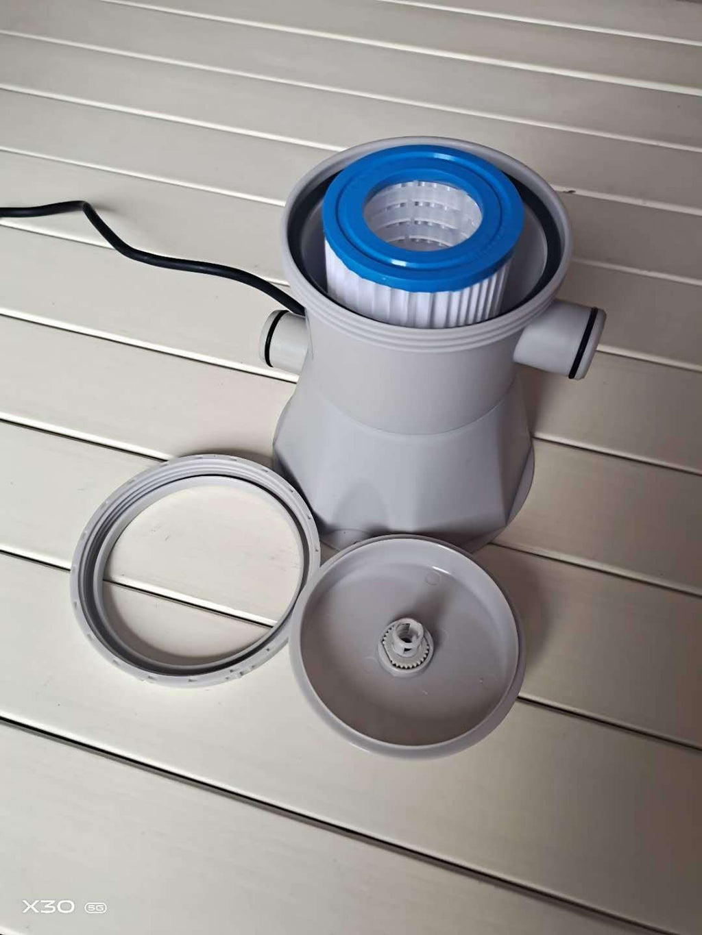 Electric Swimming Pool Filter Pump Set 300 Gallon Capacity UK