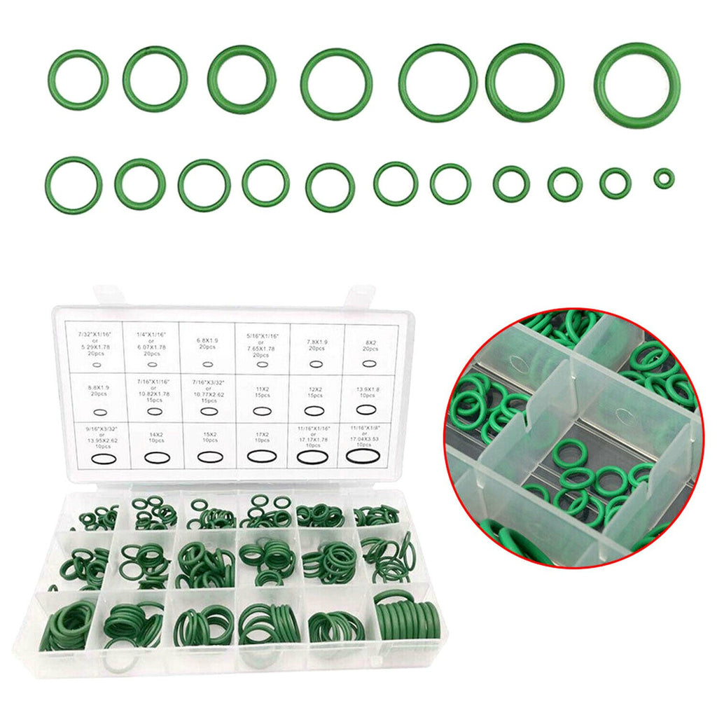 270X Rubber O Ring Fluorine Assortment Set Universal Oil Gasket Seal Kit Box