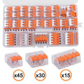 Wago 221 Electrical Connectors Wire Block Clamp Terminal Cable Reusable UK